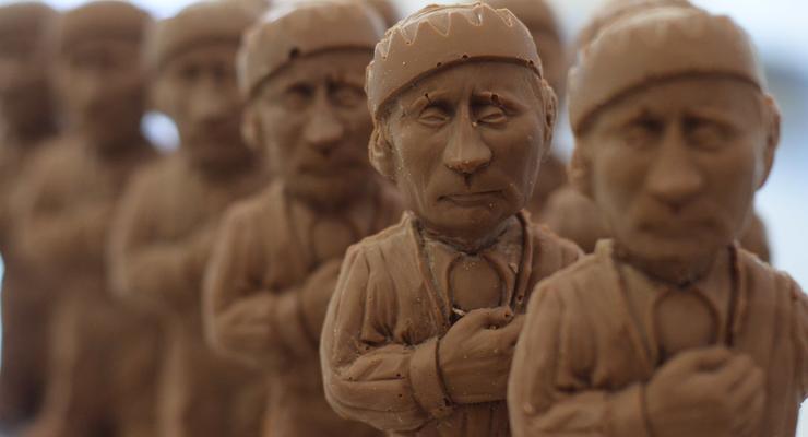 Во Львове начали продавать шоколадного Путина (фото)