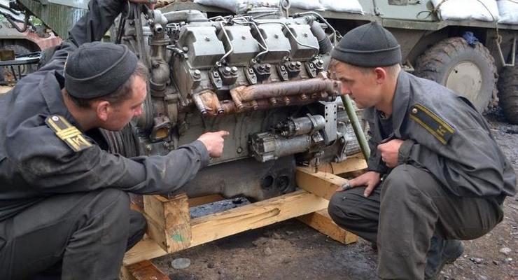 Харьковские курсанты принимают участие в АТО: ремонтируют военную технику