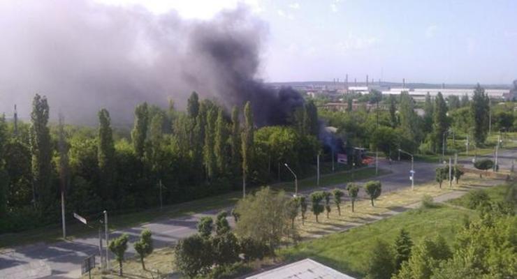 Штурм Краматорска: горит завод, слышны выстрелы