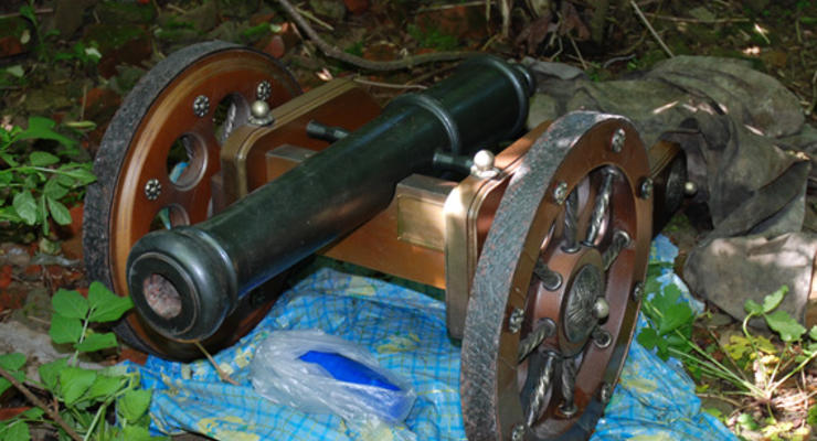 Сувенирную пушку экс-министра обороны нашли в Житомирской области