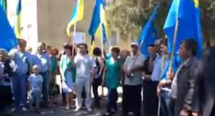 Крымские татары проголосовали в Херсонской области