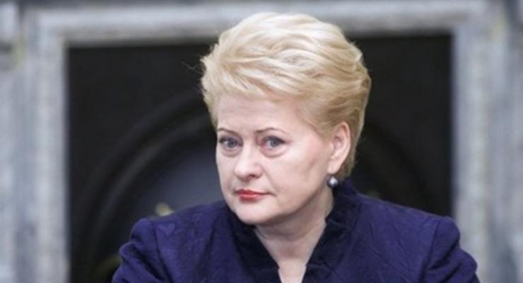 Грибаускайте останется на посту президента Литвы на второй срок