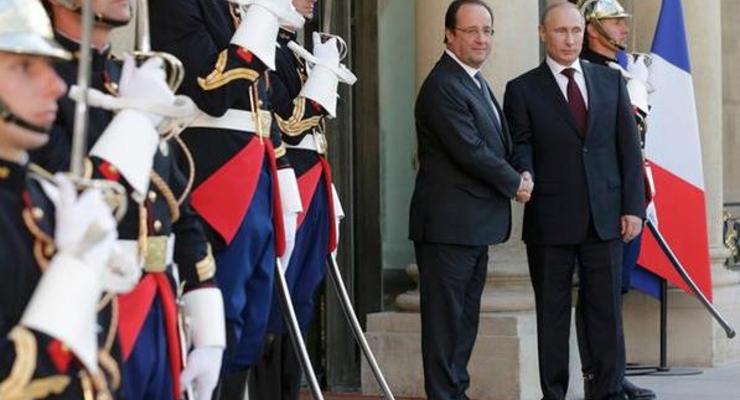 Олланд говорил с Путиным о перемирии в Украине - глава МИД Франции