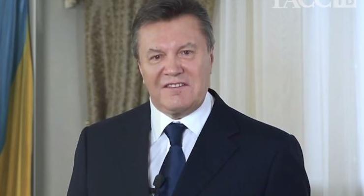 Появилось видео обращения Януковича к украинцам после выборов