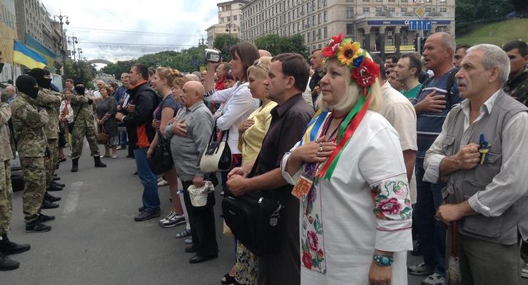 На Майдане проходит очередное Народное вече: онлайн-трансляция