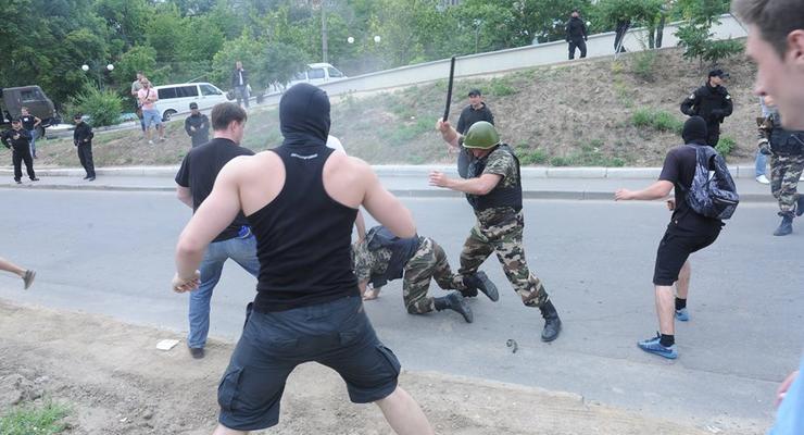 Милиция разогнала митинг возле российского консульства в Одессе