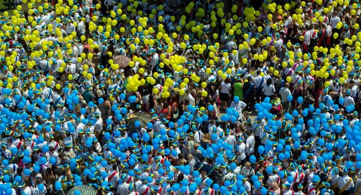 В Киеве проведут патриотический флешмоб за единую Украину