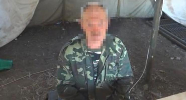 Силы АТО задержали под Славянском российского наемника (видео)