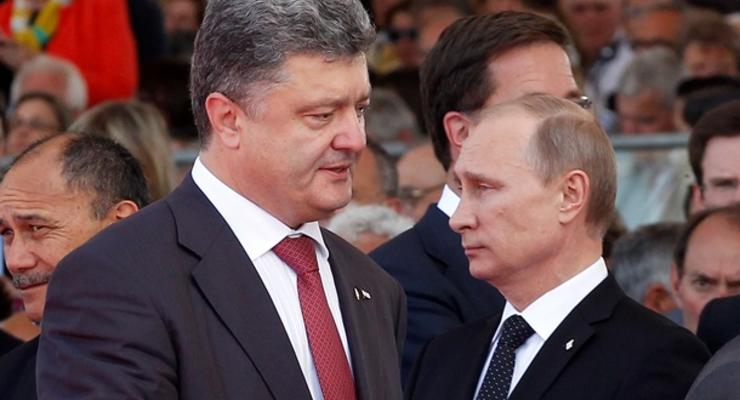 Путин поддержал мирный план Порошенко