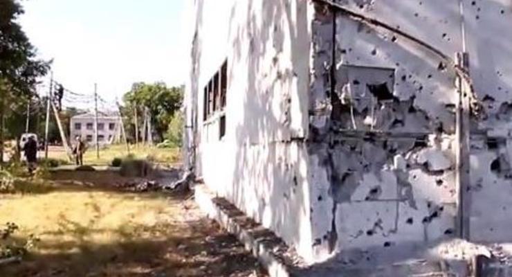В Приволье Луганской области обстреляли шахту (видео)