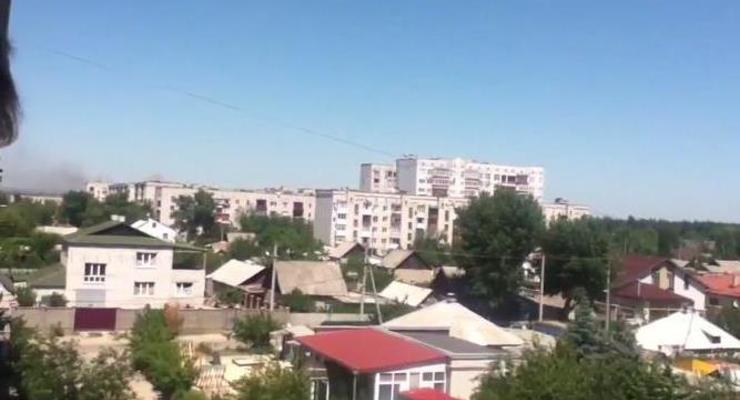 Окраина Северодонецка подверглась артиллерийскому обстрелу (видео)