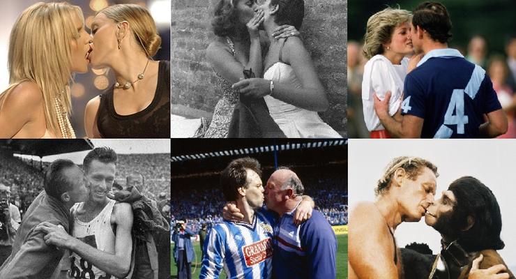 День поцелуя: Самые скандальные и знаменитые поцелуи века (фото)