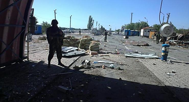 Под КПП Должанский продолжаются бои. Видео террористов