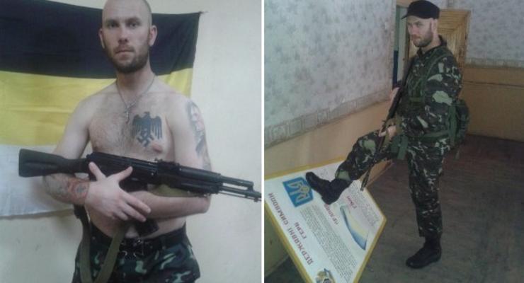 Известный российский неонацист приехал убивать украинцев за ДНР (фото)