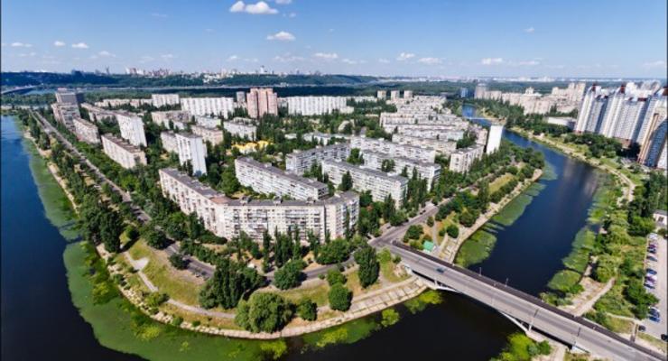 Невероятный Киев: Русановка с высоты (фото)