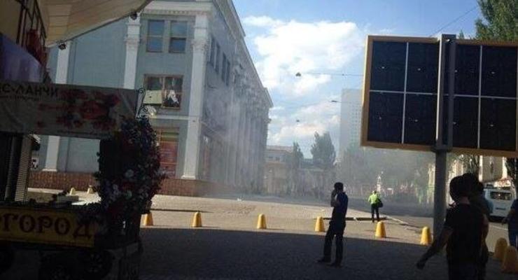 В Центральном универмаге Донецка прогремел взрыв