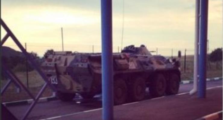 Российский пограничник обнародовал фото танков на границе с Украиной