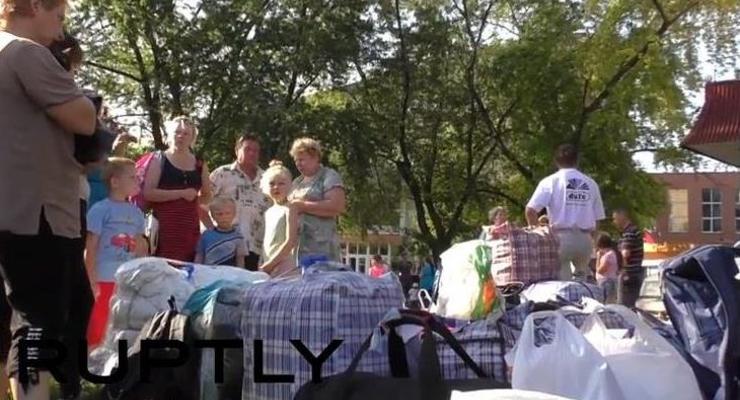 Еще одна группа беженцев покинула Донецк