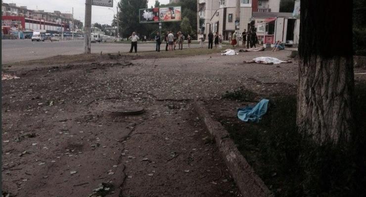 В центре Луганска взорвалась мина: погибли восемь человек