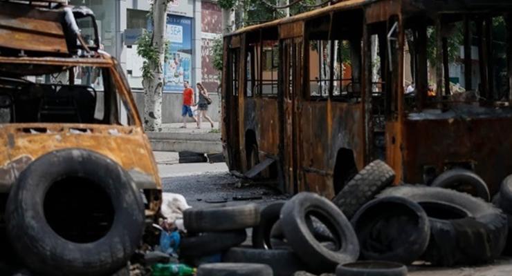 "ЛНР" запретила автотранспорту ездить по Луганску