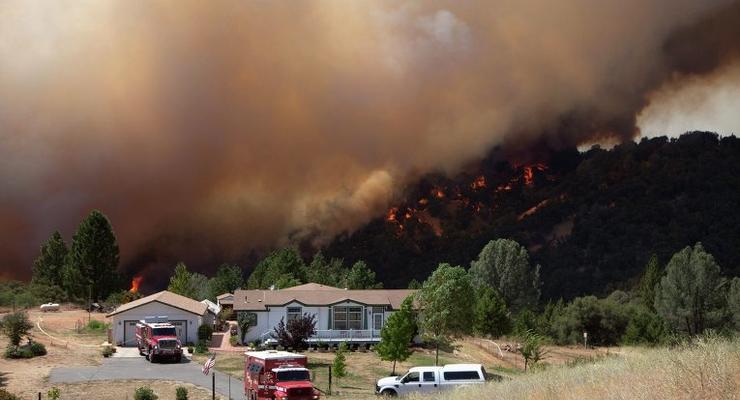Калифорнию охватили лесные пожары
