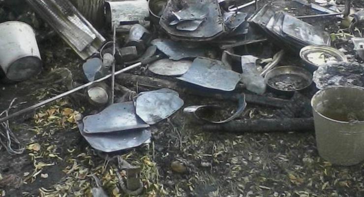 В палатках Евромайдана сгорели бронежилеты для бойцов АТО