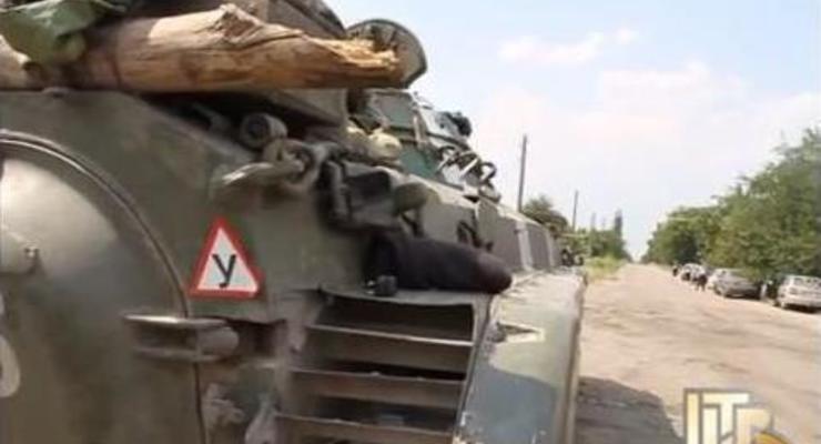 Украинские военные показали свой блокпост под Горловкой (видео)