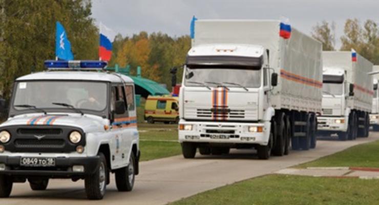 Гуманитарный конвой выехал из Воронежа в Белгород