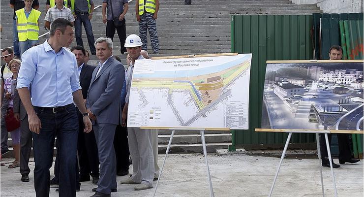 Развязка на Почтовой площади откроется 18 августа – Кличко