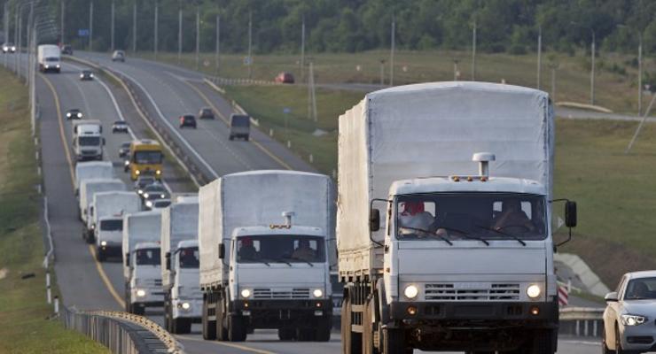 Российский гуманитарный конвой простоит на границе несколько дней