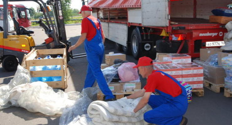 Красный Крест принял украинскую гуманитарную помощь в полном объеме