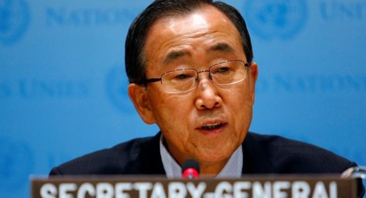 Пан Ги Мун осудил прекращение перемирия в секторе Газа