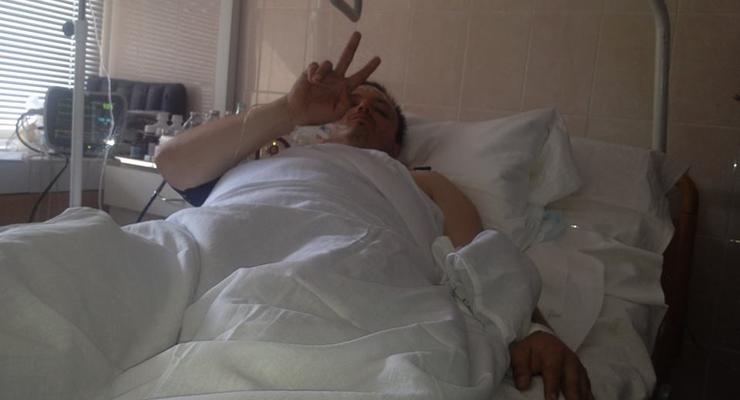 Появились фотографии комбата "Донбасса" в больнице - без маски