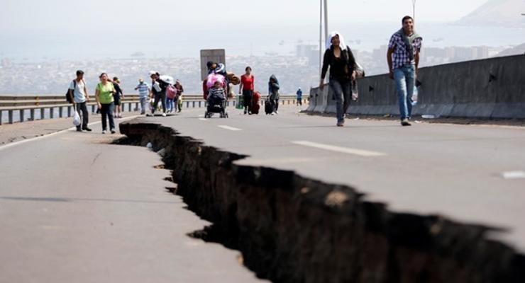 Мощное землетрясение произошло в Перу