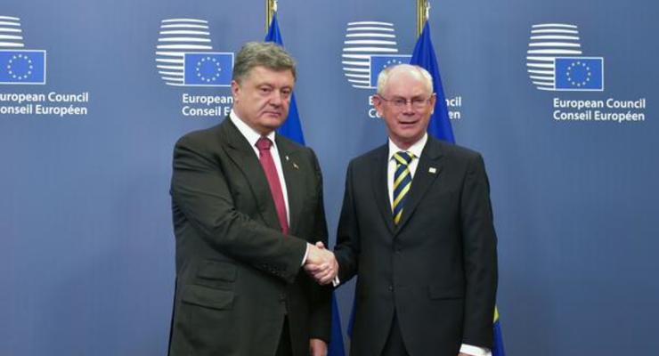 Порошенко встретился в Брюсселе с председателем Евросовета
