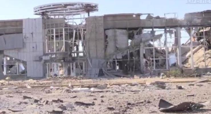 Обнародовано видео разрушенного луганского аэропорта