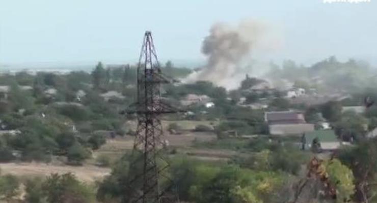 Дзиндзя показал, как обстреливали село под Мариуполем (видео)