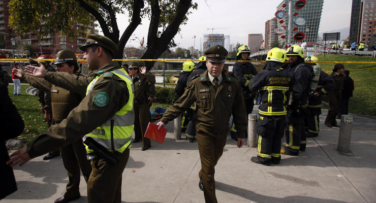 От взрыва в чилийском метро пострадали 14 человек