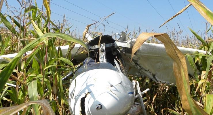 В Черниговской области упал самолет, есть жертвы