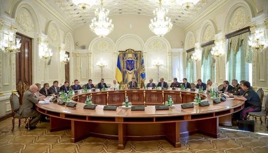 В Администрации Порошенко проходит заседание СНБО