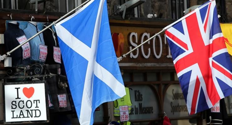 Столицу Шотландии заполонили сторонники единства Великобритании