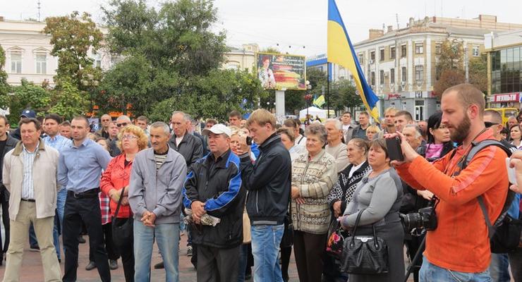 В Кировограде вновь протестуют против назначения губернатором экс-регионала