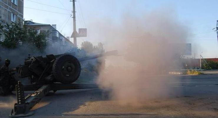 Сепаратисты говорят, что отвели артиллерию от границ зоны АТО