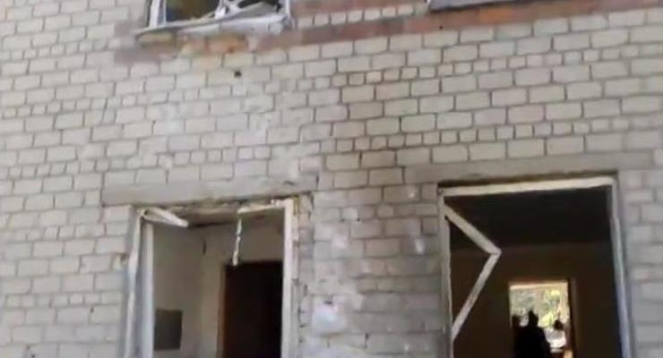 В Донецке под обстрел попал детский сад (видео)