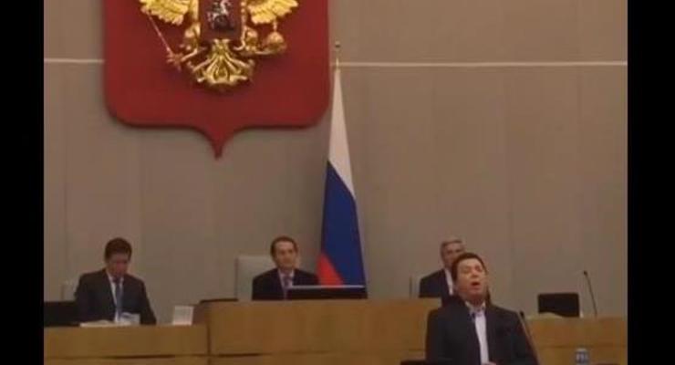 Кобзон спел в Госдуме России