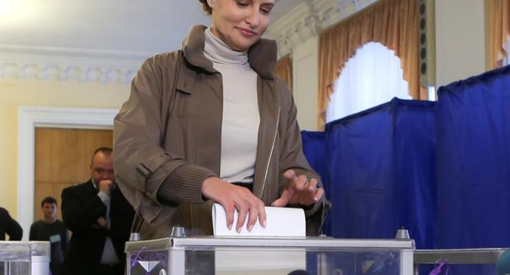Выборы в Раду: Как голосовала Марина Порошенко