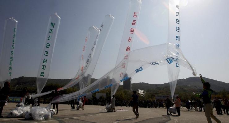 КНДР приравнял запуск воздушных шаров к объявлению войны