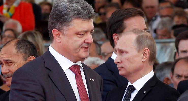 Ключевые слова в речах Порошенко и Путина об освобождении Украины