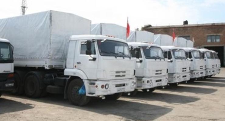 Российский гуманитарный конвой добрался до Ростовской области
