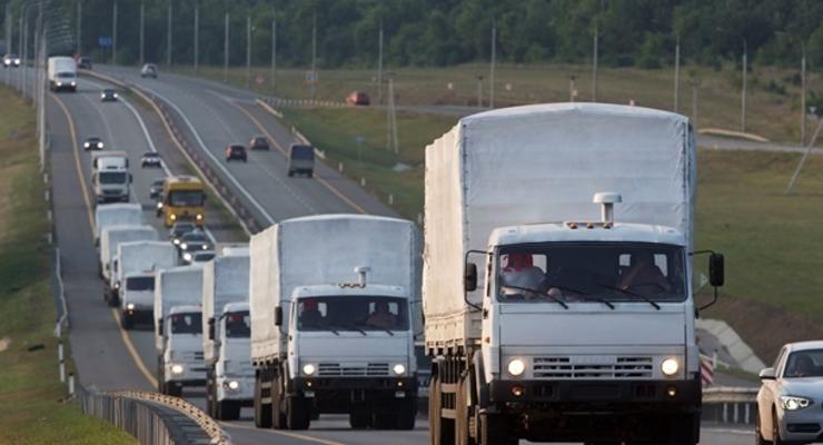 Российский гуманитарный конвой добрался до Донецка и Луганска